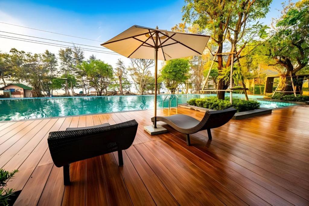 Chatnipa Beach Resort By Morseng Ban Hat Lek Buitenkant foto